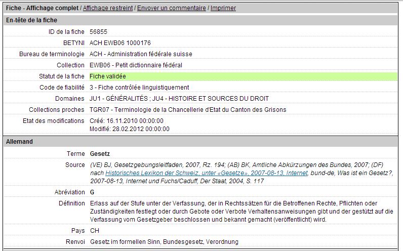 módosítása egyszerűen elérhető és ellenőrizhető. A feltüntetett források elsődlegesen a Svájci Államszövetség hivatalos oldalaira mutatnak. 23.