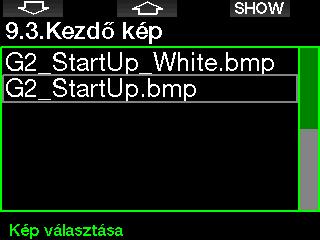 3 Kezdőkép A G2 lehetővé teszi olyan személyre szabott kép kiválasztását, amely 8 mp-re megjelenik a komputer bekapcsolásakor.