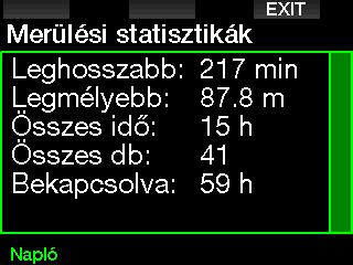 Tudatában kell lenni annak, hogy a magas ppo 2 értéknek való kitettség ahhoz vezethet, hogy a CNS érték meghaladja az ajánlott 100 % maximumot.
