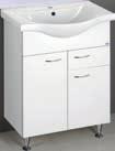 Fürdőszoba bútorok 50066 + 10065 platina tölgy mosdótartó szekrény + kerámia mosdó KERAMIA FRESH Ez az innovatív stílusú szekrény, a KERAMIA FRESH, jól bevált, minőségi és klasszikus megjelenésű