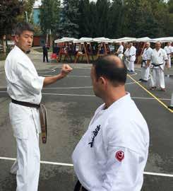 A japán mester tematikusan, érthetően adta át tudását. Köszönet érte! Osu!