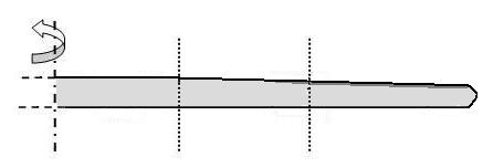 Homogén amorf mátrixban néhány ~1 μm átmérőjű