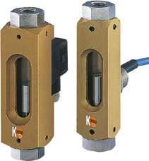 Levegő: 3-360 Nl/h t max 70 C; p max 16 bar Csatlakozás: G ¼, ¼" NPT belső Lebegőtestes - kis áramlásokhoz Víz: 0,02-0,25 l/h.