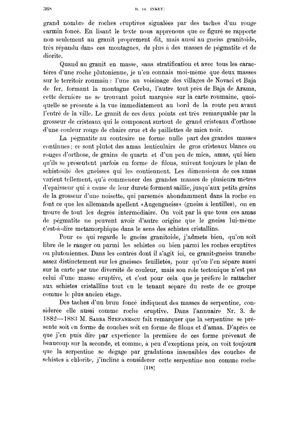 m s H. >k n k k y : grand nombre de roches eruptves sgnalées par des taches d un rouge carmn foncé.