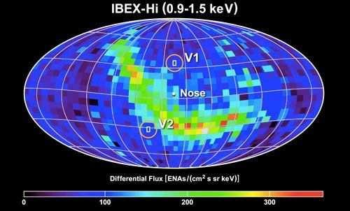 A 2008-ban fellıtt IBEX mőhold energikus semleges atomok segítségével tanulmányozza a külsı Helioszféra szerkezetét.