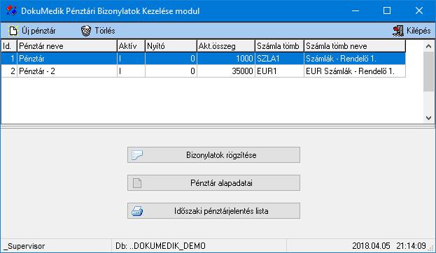 Az eredmények betöltése kézzel történhet vagy telepíthető a windows szolgáltatás, amely ciklikusan és automatikusan betölti a megérkező eredményeket az adatbázisba. 16.