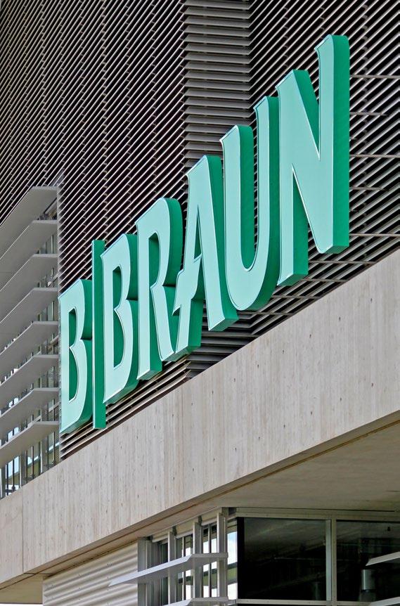 B. BRAUN-VÁLLALATCSOPORT B. BRAUN- VÁLLALATCSOPORT A több mint 55 ezer munkatársával 62 országban jelen lévő B. Braun a világ egyik vezető egészségügyi vállalkozása.