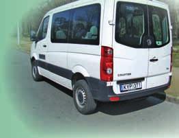 Crafter Kombi választék és alkalmazás A Kombik a Crafter szérián belül a személyszállító kiviteleket képviselik, a gépkocsivezetővel együtt maximum 9 fő részére, 3000 3500 kilogramm össztömeg