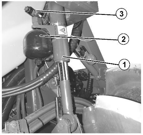 A hordozójármű felépítése és működése 5.10 Hidro-pneumatikus rugózás A hidropneumatikus rugózás része egy automatikus, a jármű terhelésétől független szintszabályozás. 25. ábra/.