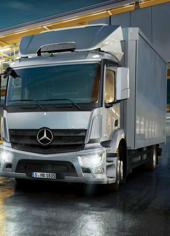 Mercedes-Benz a terítőfuvarozásban. A terítőfuvarozásnak megvannak a saját követelményei.
