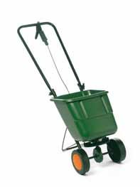 EasyGreen Az EasyGreen repítőtárcsás szórókcsival nagybb gyepfelületek kifejezetten gyepműtrágyák használatára tervezték, kisebb területek kezelésére.