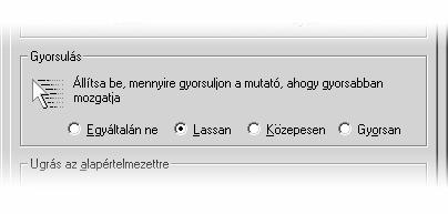 Minden egyes csoportnak csak egyetlen bekapcsolt eleme lehet. JELÖLŐNÉGYZET GOMB A jelölőnégyzet általában a többitől független választási lehetőséget kínál.