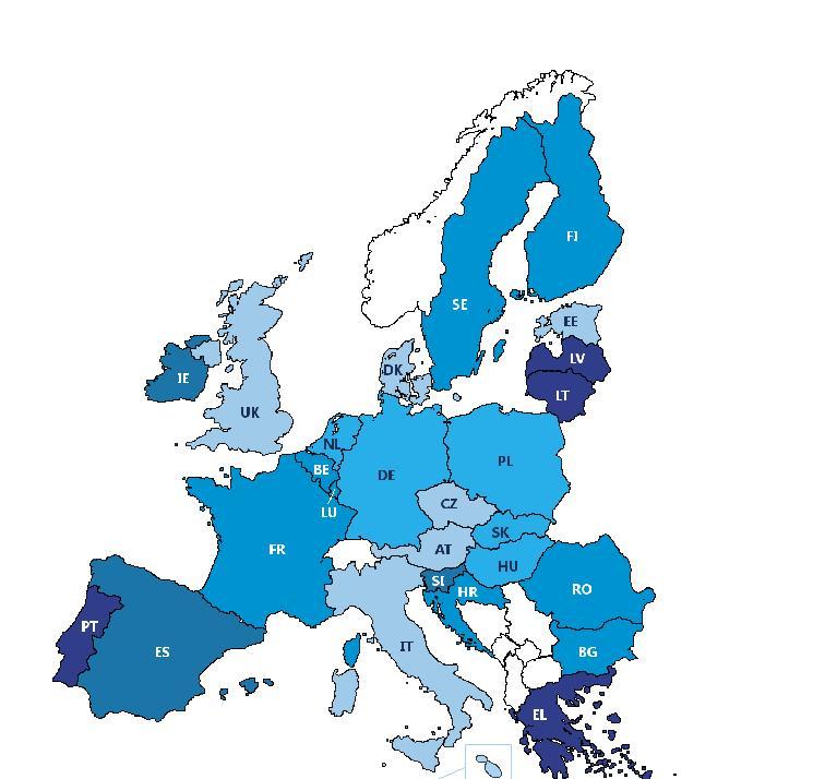 Spanyolországban (50%). Ezzel szemben a válaszadók Olaszországban (31%), a Cseh Köztársaságban és Dániában (mindkettőben 30%) említik legkevesebb valószínűséggel ezt a témát.