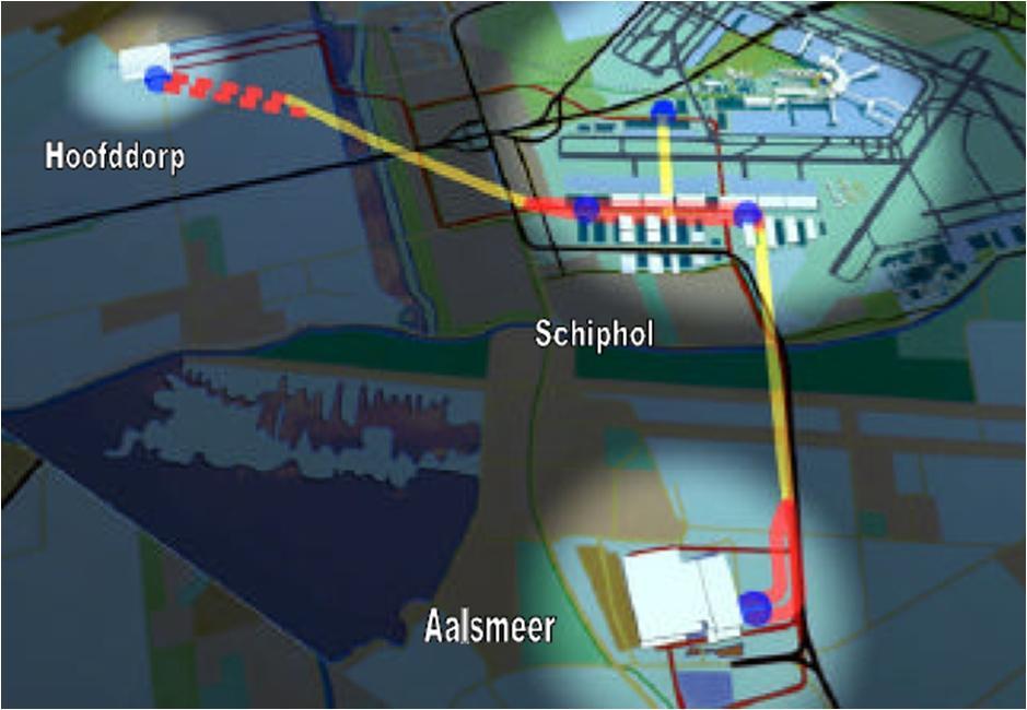 ) városban próbálkozások SCIENCE FICTION Nagy virágpiac (Aalsmer) reptér (Schiphol) vasútállomás (Hoofddorp) ASH project 1995 Kapcsolódás a