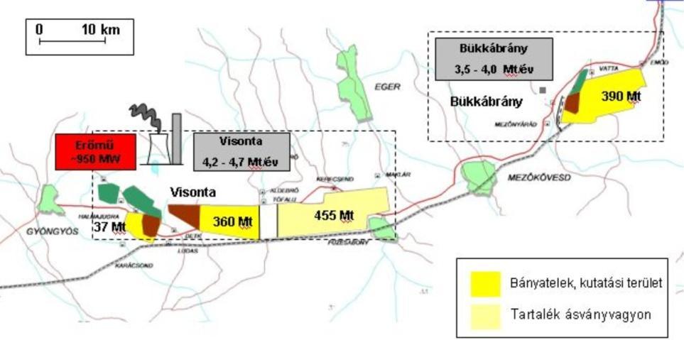 Az erőmű évente 8,5 millió tonna lignitet, 50 millió m 3 gázt és 6600 m 3 olajat használ fel.