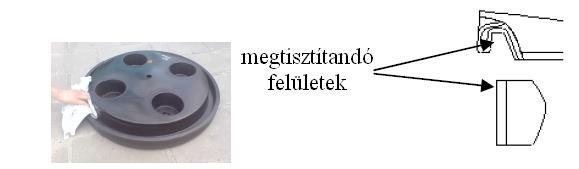 Kerület mentén, néhány helyen vágjuk be merőlegesen a merevítő gyűrűt, ügyelve arra, hogy a kábelakna