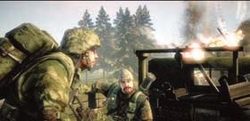 Nemcsak a Battlefield Heroes-szal, hanem a Bad Companyval is, ami legújabb FrostByte motorjukkal fut.