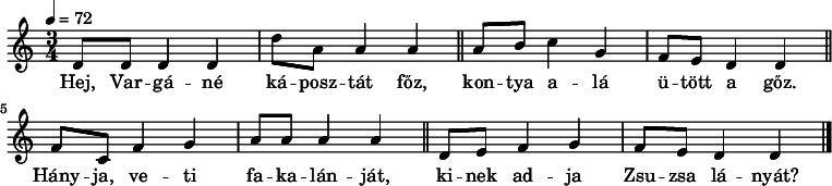 20 Nem adja azt más egyébnek, Kara István őkelmének. Még akkor neki ígérte, mikor bölcsőben rengette.