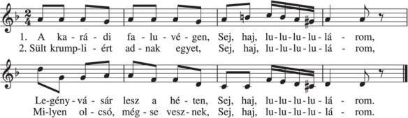 26. Sógorasszony, komámasszony elmennék a hegyre, úgy siessünk, hogy megjöjjünk holnapután dé re.