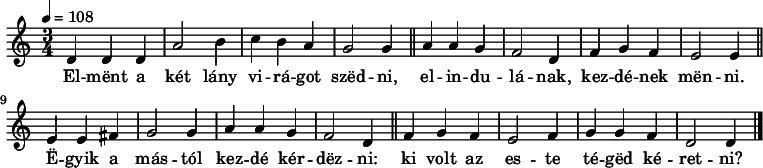 Folyóvízre mennék, folyóvizet innék, szárnyam csattogtatnám, szép tollam hullatnám.