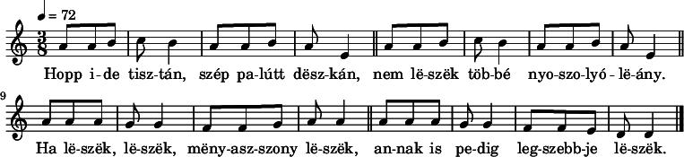 Ha jén páva volnék, jó reggel felkelnék, az én kis angyalom ablakára szállnék. Mindig buvókálnám, szeretsz-e kis babám?