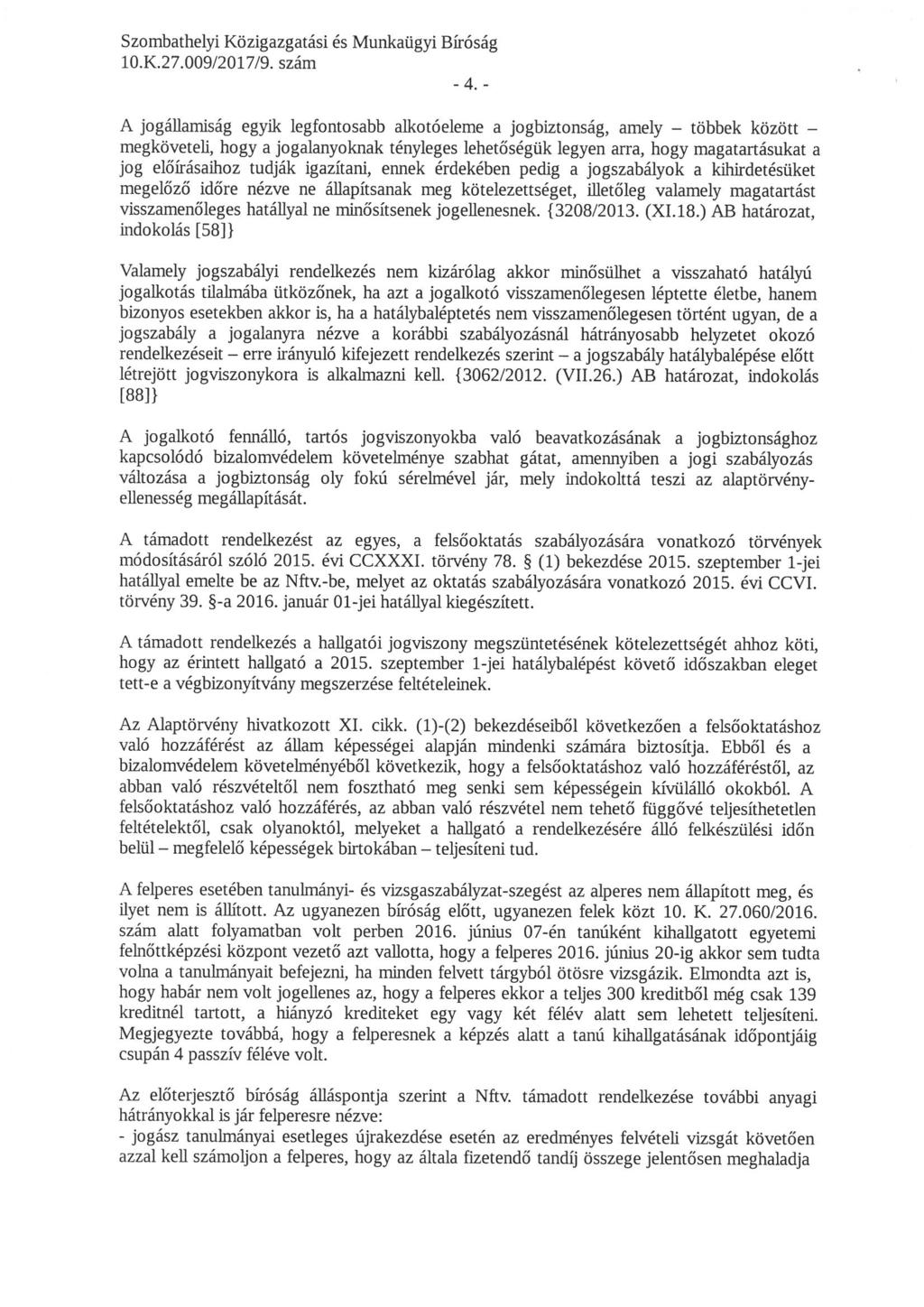 Szombathelyi Közigazgatási és Munkaügyi Bírőság -4.