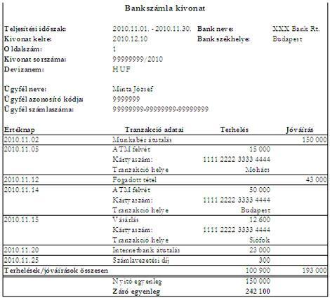 Bankszámla