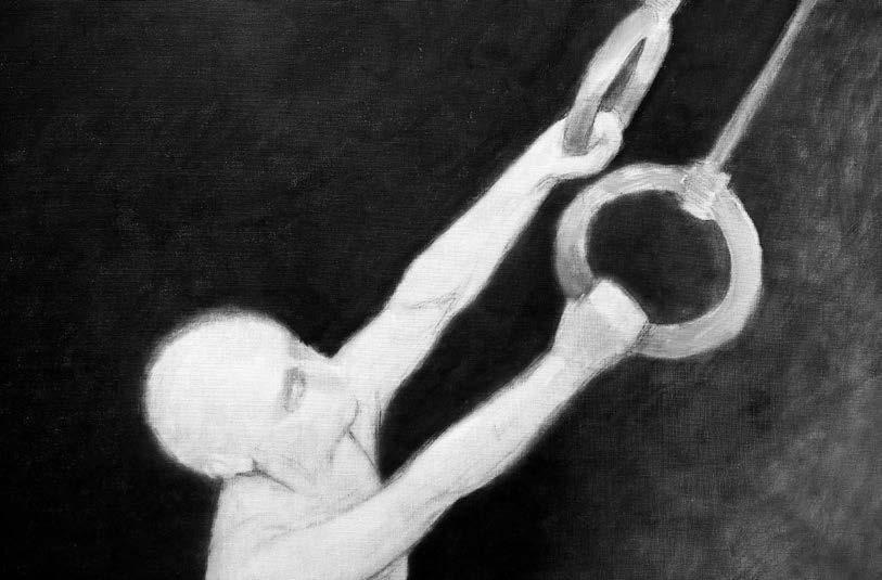 (1973-tól tagja a társulatnak.) Az ő képfigyelme (szeme neki is lehunyva) még tovább tágítja a Pina Bausch című kép dimenzióit. A kiállítás arc nélküli. Pontosabban a fedett arcok dominálnak.