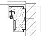 90 mm 1-Ajtópánt csapágygyűrűvel, 2-Horgony, 3- csap, 4-Csappantyús állószárny-reteszelés Vízszintes / függőleges metszet tömör és üvegezett ajtónál Rohbaumaß (Rb) Rohbaumaß (Rb) Lichter Durchgang