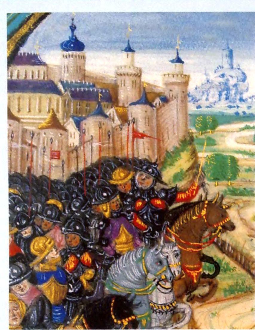 A fekete sereg felbomlása Lovas hadsereg. Miniatúra részlete a Mátyás-graduléból Mátyás zsoldos seregének Sziléziában harcoló alakulatait a király halála után kezdték fekete seregnek hívni.