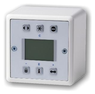 BDE-D kijelzős kezelőegység 7 7 BDE-D kijelzős kezelőegység A BDE-D elektromos kezelőegység kényelmes beviteli és kiadó egység a vezérlőkészülékek kezeléséhez és