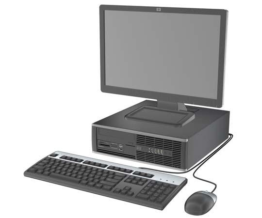 1 A termék jellemzői Általános konfigurációs jellemzők A HP Compaq kis helyigényű számítógép felszereltsége a típustól függően változhat.