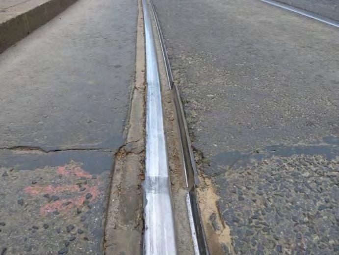 elszennyeződés, bitumen elfolyás.