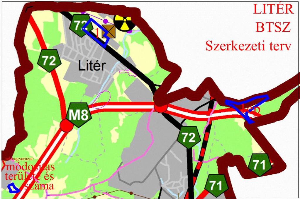 A település igazgatási területét