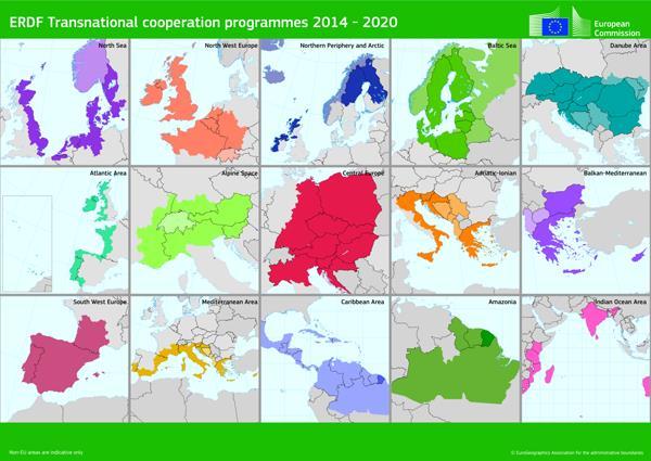 Az Európai Területi Együttműködési programok (2014-2020)