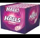 Édesség NEGRO 79 g HALLS 33,5 g