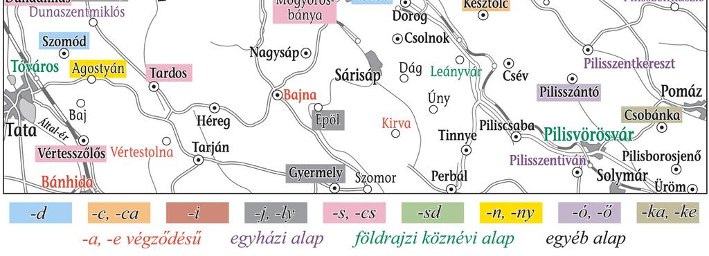 Ezek a képzők ősi kapcsolatot mutatnak a szkíta-hun (keleti) nyelvvel, másik részük