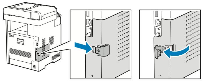 Ismerkedés 5. Kapcsolja be a nyomtatót. 6. A Wi-Fi beállításokat az előlapi panelről, vagy ha a nyomtató Etherneten keresztül kapcsolódik, az Embedded Web Serverből konfigurálhatja.