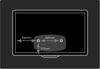 A tartozék imbuszkulcs és egy csavar segítségével rögzítse az alsó lemezt. A TV-készülék akkor van megfelel! magasságban, ha ül! helyzetben a szeme egy szintben van a képerny!