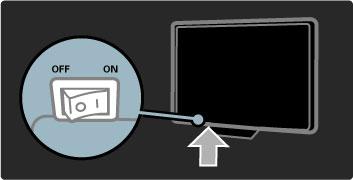 1.3 Bekapcsológomb A televíziót a készülék alján található bekapcsológombbal kapcsolhatja be.