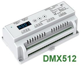 dual color controller or RGB/RGBW controller mode Size (mm): 175x46x32, 300g, 0.0015m³ Short press M key, when display 001~999, enter DMX mode.