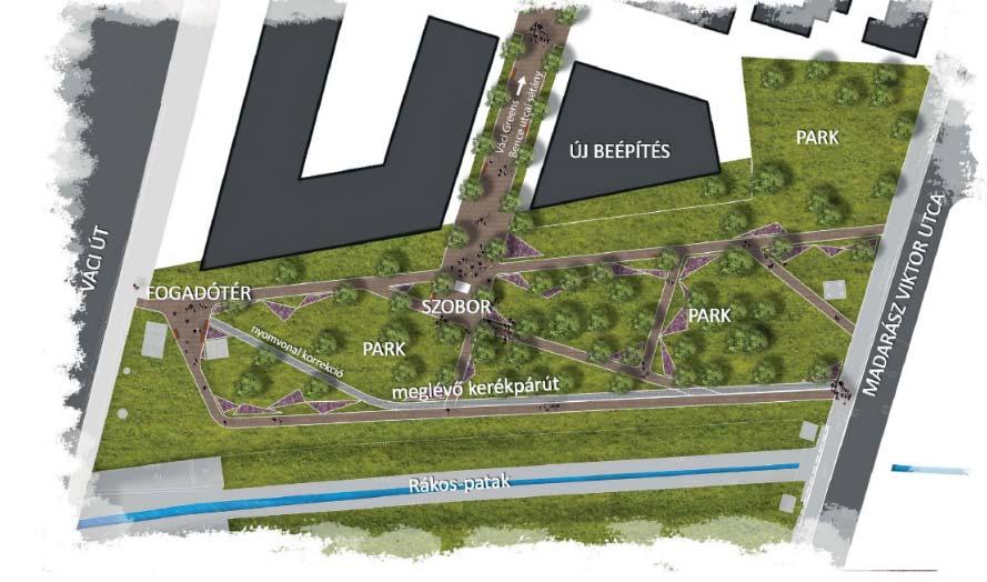 Közpark rekreációs fejlesztése, fogadótér létesítése (10700 m 2 ) Z01 267 500 0 Tájékoztató elem: km jelző (1 db) Z03 100 Közlekedési és közmű infrastruktúra 0.