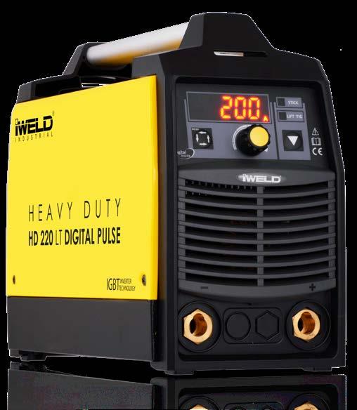 HD 220 LT DIGITAL PULSE Digitális vezérlésű,hordozható, inverter technológiás és LT AWI hegesztőgép.