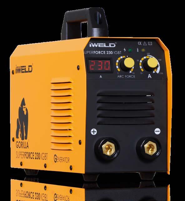 Arc Force Hot start Anti Stick CELL AWI LT AWI (VRD) LT pulse GORILLA POCKETFORCE 200 technológiás, bevont-elektródás hegesztő inverter, kisipari hegesztési feladatok