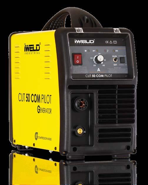 CNC kompatibilitás 2T/4T EMC Tartozék plazmapisztoly PT40 PT40 CUT 50 COM PILOT inverter technológiás, hordozható, plazmavágó gép beépített levegő kompresszorral.