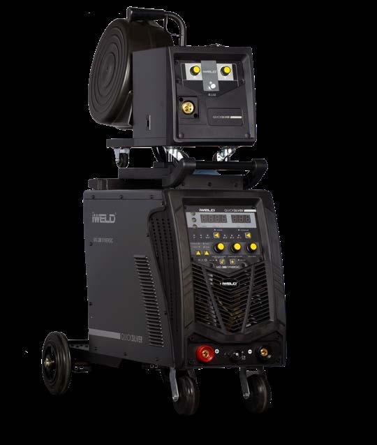 MIG/MAG MIG 500 DIGITAL Kétfunkciós, technológiás MIG/MAG hegesztő inverter, dupla görgőpáros huzaltoló egységgel és vízhűtéssel.