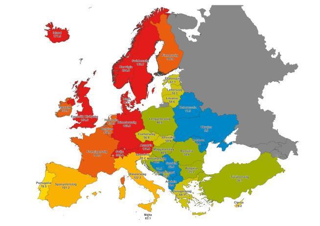 GfK Vásárlóerő Index Európa