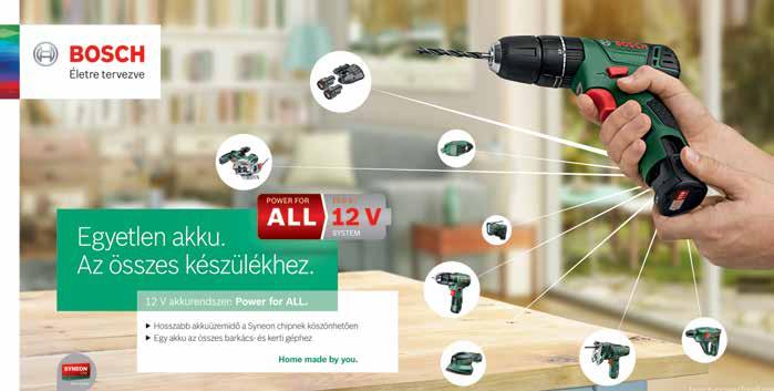 17 990 Ft-tól BOSCH BARETOOL 12 V KERTI ÉS BARKÁCSGÉP TERMÉKEK Ft/db,