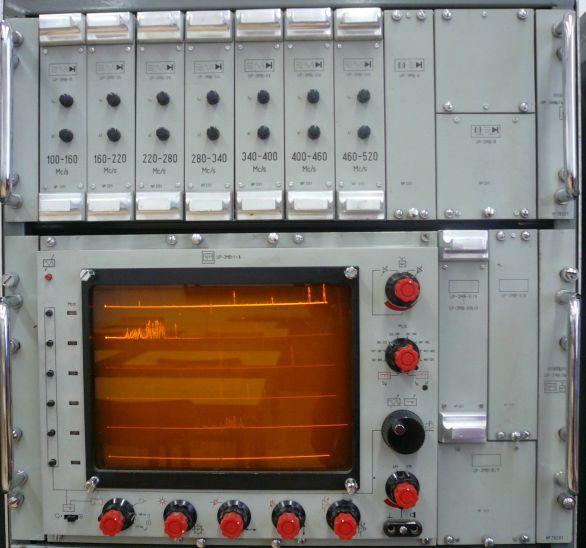 90 Az eszköz biztosítja a teljes 20-100 MHz frekvenciatartomány egyidejű panorámázását, a frekvenciatartomány öt körzetre való felbontását, a kiválasztott körzet panoráma megfigyelését, a vevőegység