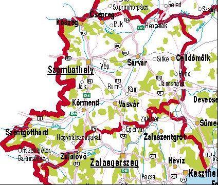 Természetföldrajzi szempontból meglehetősen heterogén a térség. A két legészakibb település Csánig és Répcelak már a Kisalföld, ezen belül a Kapuvári-sík része.